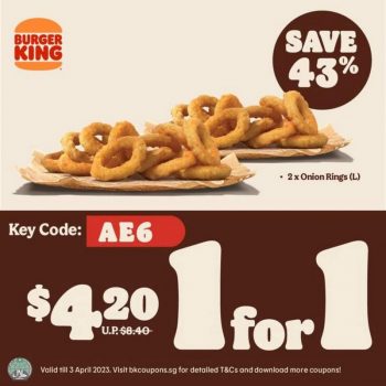 Burger-King-Singapore-Coupon-Promotion-350x350 Now till 3 Apr 2023: Burger King Singapore Coupon Promotion! 1-for-1 & 50% OFF!