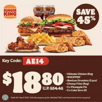 Burger-King-Singapore-Coupon-Promotion-9-350x350 Now till 3 Apr 2023: Burger King Singapore Coupon Promotion! 1-for-1 & 50% OFF!