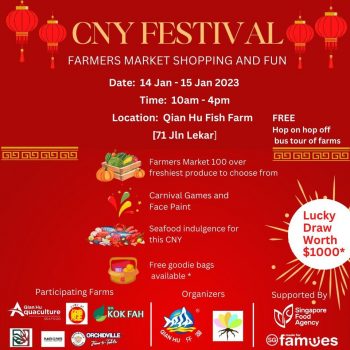 CNY-Festival-Farmers-Market-Shopping-and-Fun-at-Qian-Hu-Fish-Farm-1-350x350 14-15 Jan 2023: CNY Festival Farmers Market Shopping and Fun at Qian Hu Fish Farm
