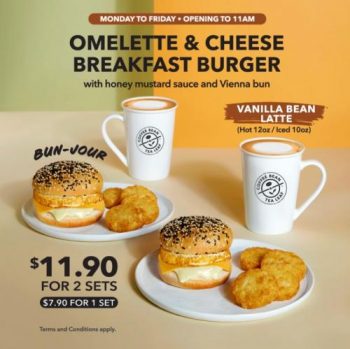 Coffee-Bean-Egg-Omelette-Cheese-Breakfast-Burger-Promotion-350x349 30 Jan 2023 Onward: Coffee Bean Egg Omelette & Cheese Breakfast Burger Promotion
