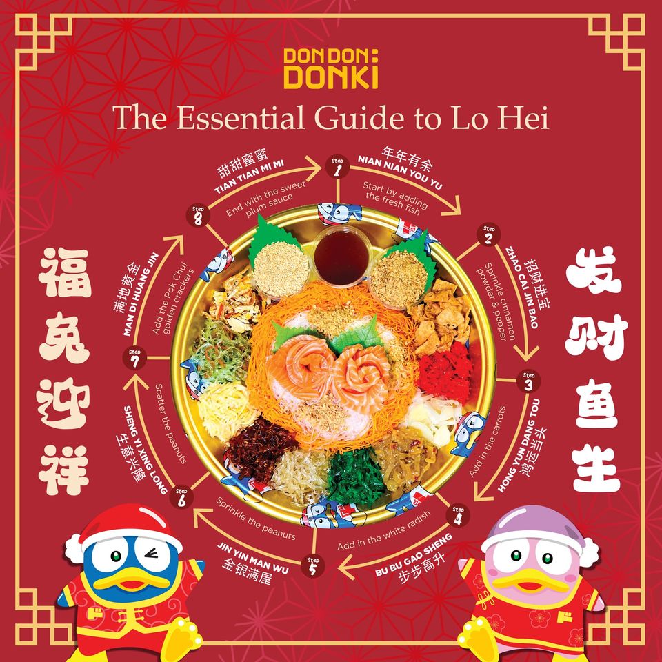 9 Jan 2023 Onward DON DON DONKI Yu Sheng PreOrder Deal SG