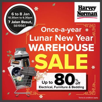 Harvey-Norman-Lunar-New-Year-Warehouse-Sale-1-350x350 6-8 Jan 2023: Harvey Norman Lunar New Year Warehouse Sale