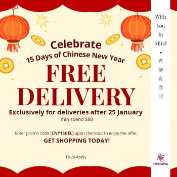 Humming-Free-Delivery-Promo-350x350 Now till 25 Jan 2023: Humming Free Delivery Promo