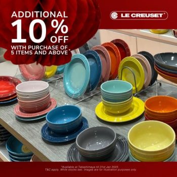 Le-Creuset-Chinese-New-Year-Sale-at-Takashimaya-3-350x350 24-31 Jan 2023: Le Creuset Chinese New Year Sale at Takashimaya