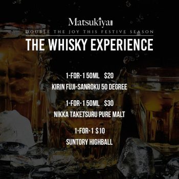 Matsukiya-1-for-1-Whisky-Promo-350x350 6 Jan-28 Feb 2023: Matsukiya 1-for-1 Whisky Promo