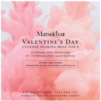 Matsukiya-Valentines-Day-Deal-350x350 12-14 Feb 2023: Matsukiya Valentine's Day Deal