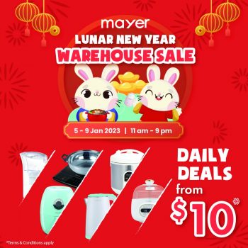 Mayer-Lunar-New-Year-Warehouse-Sale-350x350 5-9 Jan 2023: Mayer Lunar New Year Warehouse Sale