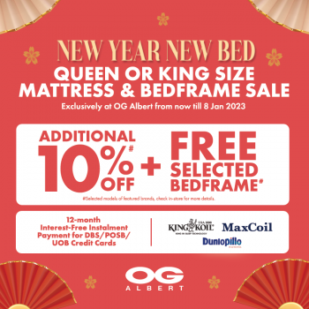 OG-New-Year-New-Bed-Sale-350x350 Now till 8 Jan 2023: OG New Year New Bed Sale