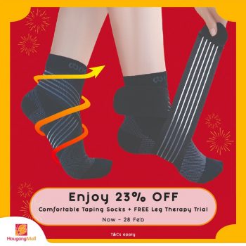 OWELLBodycare-Comfortable-Taping-Socks-Deal-at-Hougang-Mall-350x350 Now till 28 Feb 2023: OWELL Bodycare Comfortable Taping Socks Deal at Hougang Mall