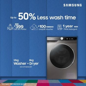 Parisilk-Samsung-Washer-Dryer-Promo-350x350 27 Jan 2023 Onward: Parisilk Samsung Washer Dryer Promo