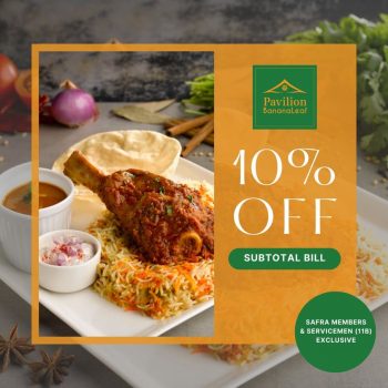 Pavilion-Banana-Leaf-SAFRA-Deals-350x350 Now till 30 Dec 2023: Pavilion Banana Leaf SAFRA Deals