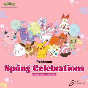 Pokemon-Spring-Celebrations-at-Jurong-Point-350x350 Now till 15 Feb 2023: Pokémon Spring Celebrations at Jurong Point