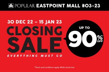 Popular-Bookstore-Closing-Sale-at-Eastpoint-Mall-350x233 Now till 15 Jan 2023: Popular Bookstore Closing Sale Warehouse Clearance Discounts up to 90% at Eastpoint Mall