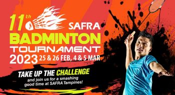 SAFRA-11th-Badminton-Tournament-2023-350x190 25 Feb-5 Mar 2023: SAFRA 11th Badminton Tournament 2023