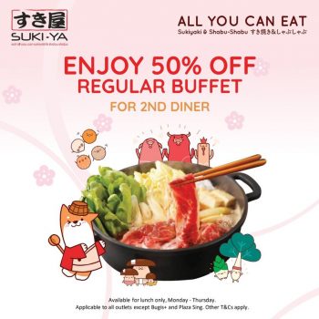 SUKI-YA-50-off-Promo-350x350 3-31 Jan 2023: SUKI-YA 50% off Promo