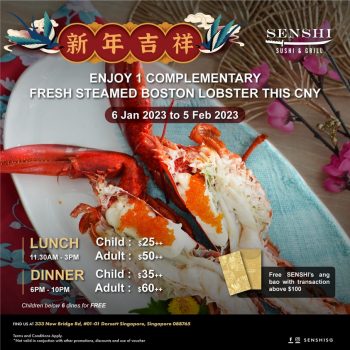 Senshi-Sushi-Grill-Lunar-New-Year-Special-350x350 6 Jan-5 Feb 2023: Senshi Sushi & Grill Lunar New Year Special