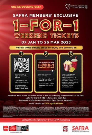 Shaw-Theatres-Safra-1-for-1-Deal-350x513 21-24 Jan 2023: Shaw Theatres Safra 1 for 1 Deal