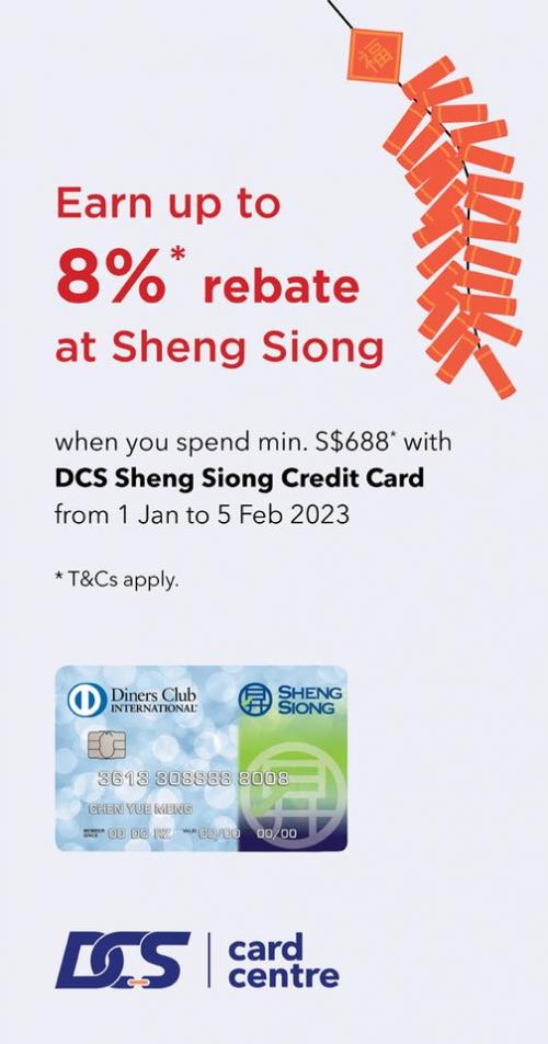 1 Jan 5 Feb 2023 Sheng Siong DBS Credit Card Promo SG 