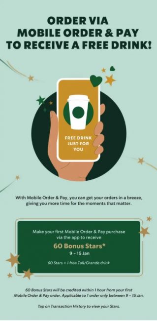 Starbucks-Free-Drink-Giveaway-319x650 Now till 15 Jan 2023: Starbucks Free Drink Giveaway