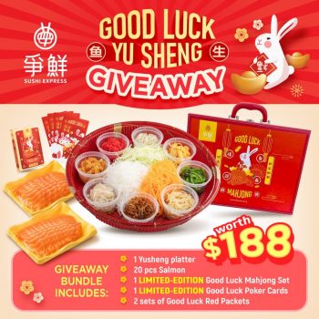 Sushi-Express-Good-Luck-Yu-Sheng-Giveaway-350x350 Now till 20 Jan 2023: Sushi Express  Good Luck Yu Sheng Giveaway
