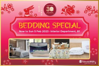 Takashimaya-Bedding-Special-350x233 Now till 5 Feb 2023: Takashimaya Bedding Special