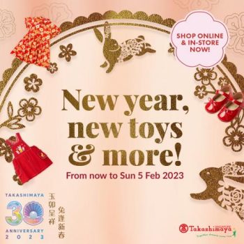 Takashimaya-CNY-Kids-Fashions-Toys-Promotion-350x350 Now till 5 Feb 2023: Takashimaya CNY Kids Fashions & Toys Promotion
