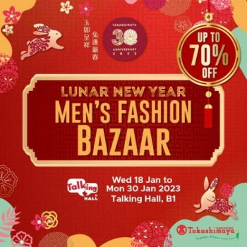 Takashimaya-CNY-Mens-Fashion-Bazaar-Sale-350x350 18-30 Jan 2023: Takashimaya CNY Men's Fashion Bazaar Sale