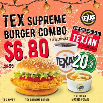 Texas-Chicken-New-Year-TEX-Supreme-Burger-Combo-Promo-350x350 1-31 Jan 2023: Texas Chicken New Year TEX Supreme Burger Combo Promo