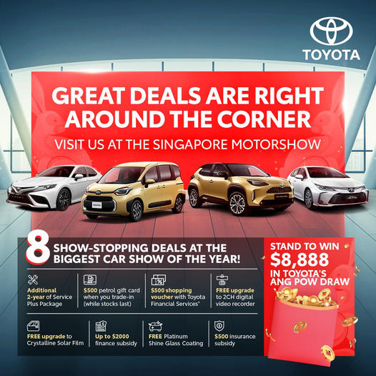 Now till 15 Jan 2023 Toyota Special Promo