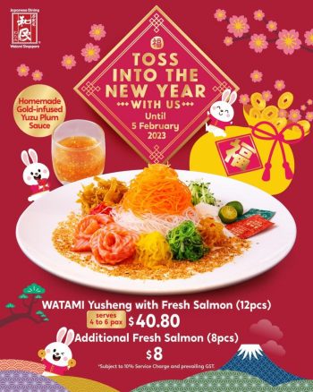 Watami-Japanese-Casual-Restaurant-CNY-Promotion-350x438 10 Jan 2023 Onward: Watami Japanese Casual Restaurant CNY Promotion