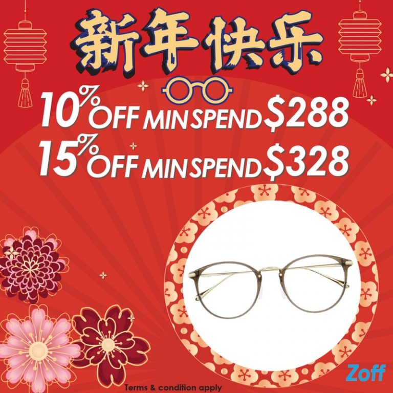 Now till 31 Jan 2023: Zoff Chinese New Year Deal - SG.EverydayOnSales.com