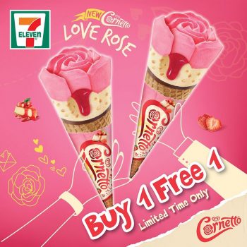 7-Eleven-1-for-1-New-Cornetto-Love-Rose-Special-350x350 10-14 Feb 2023: 7-Eleven 1 for 1 New Cornetto Love Rose Special