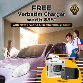 Automobile-Association-Free-Verbatim-Charger-Deal-350x350 16 Feb 2023 Onward: Automobile Association Free Verbatim Charger Deal