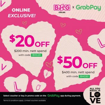 BHG-GrabPay-Online-Promotion-350x350 17-19 Feb 2023: BHG GrabPay Online Promotion