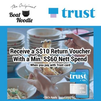 Boat-Noodle-Special-Deal-with-Trust-350x350 Now till 31 May 2023: Boat Noodle Special Deal with Trust Bank