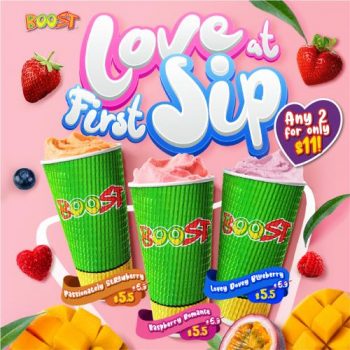 Boost-Juice-Bars-Smoothies-2-for-11-Promotion-350x350 13 Feb 2023 Onward: Boost Juice Bars Smoothies 2 for $11 Promotion