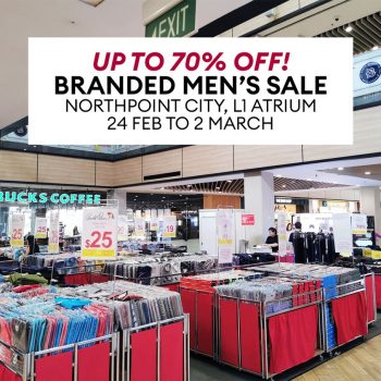 Branded-Mens-Sale-at-Northpoint-City-350x350 24 Feb-2 Mar 2023: Branded Men's Sale at Northpoint City