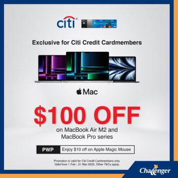 Challenger-Mac-Promo-with-CitiBank-350x350 Now till 31 Mar 2023: Challenger Mac Promo with CitiBank