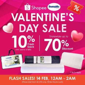 Dunlopillo-Valentines-Day-Sale-350x350 14 Feb 2023: Dunlopillo Valentines Day Sale