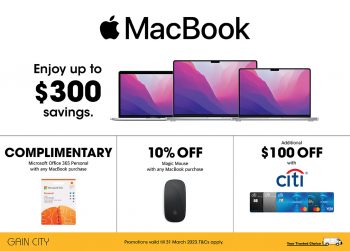 Gain-City-MacBook-Promo-with-Citibank-350x251 Now till 31 Mar 2023: Gain City MacBook Promo with Citibank