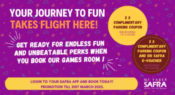 Games-Room-Promo-Rates-at-SAFRA-Mt.-Faber-350x190 20 Feb-31 Mar 2023: Games Room Promo Rates at SAFRA Mt. Faber