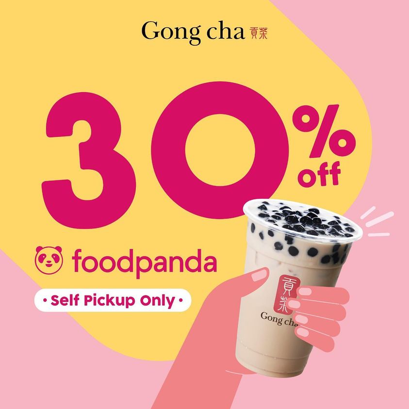 Now till 28 Feb 2023 Gong Cha FoodPanda Promo