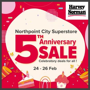 Harvey-Norman-5th-Anniversary-Sale-350x350 24-26 Feb 2023: Harvey Norman 5th Anniversary Sale