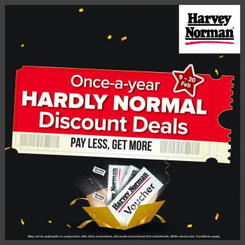 Harvey-Norman-Hardly-Normal-Discount-Deals-350x350 Now till 20 Feb 2023: Harvey Norman Hardly Normal Discount Deals