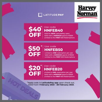 Harvey-Norman-LatitudePay-Promo-350x350 Now till 28 Feb 2023: Harvey Norman LatitudePay Promo