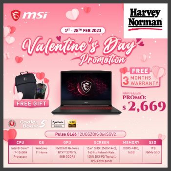 Harvey-Norman-MSI-Valentines-Day-Promo-1-350x350 1-28 Feb 2023: Harvey Norman MSI Valentine’s Day Promo