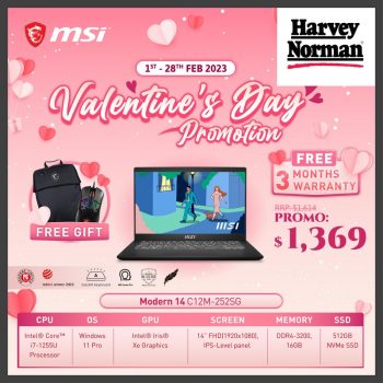 Harvey-Norman-MSI-Valentines-Day-Promo-3-350x350 1-28 Feb 2023: Harvey Norman MSI Valentine’s Day Promo