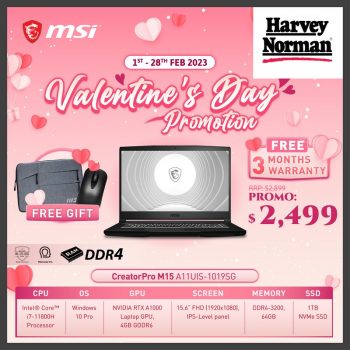 Harvey-Norman-MSI-Valentines-Day-Promo-4-350x350 1-28 Feb 2023: Harvey Norman MSI Valentine’s Day Promo