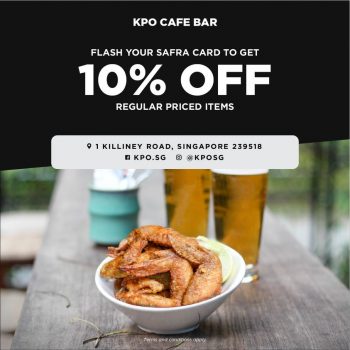 KPO-Cafe-Bar-SAFRA-Deals-350x350 Now till 30 Dec 2023: KPO Cafe Bar SAFRA Deals