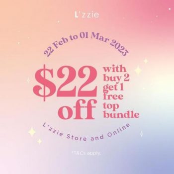 Lzzie-Buy-2-Get-1-Free-Promo-350x350 22 Feb-1 Mar 2023: L'zzie Buy 2 Get 1 Free Promo